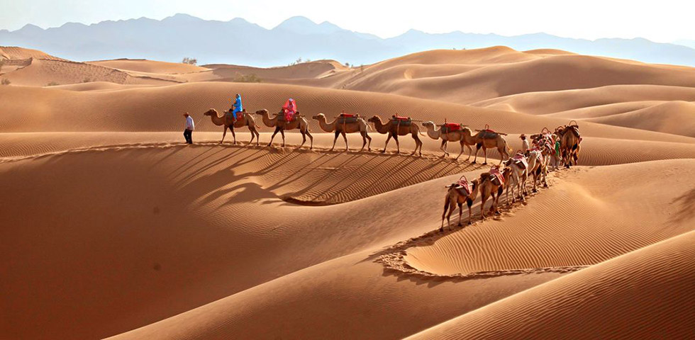 中国四大沙漠旅游,我国四大沙漠地图