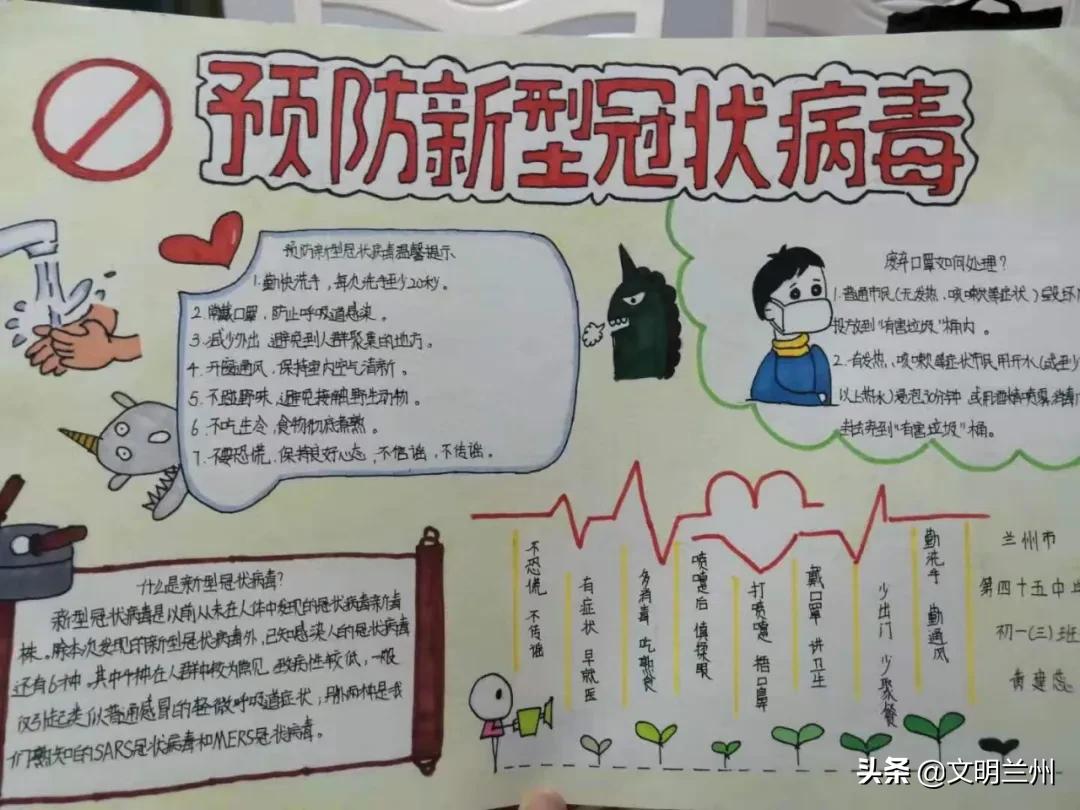 【金城娃为武汉打气！为中国加油！】兰州市未成年人“抗击疫情”作品选登十一