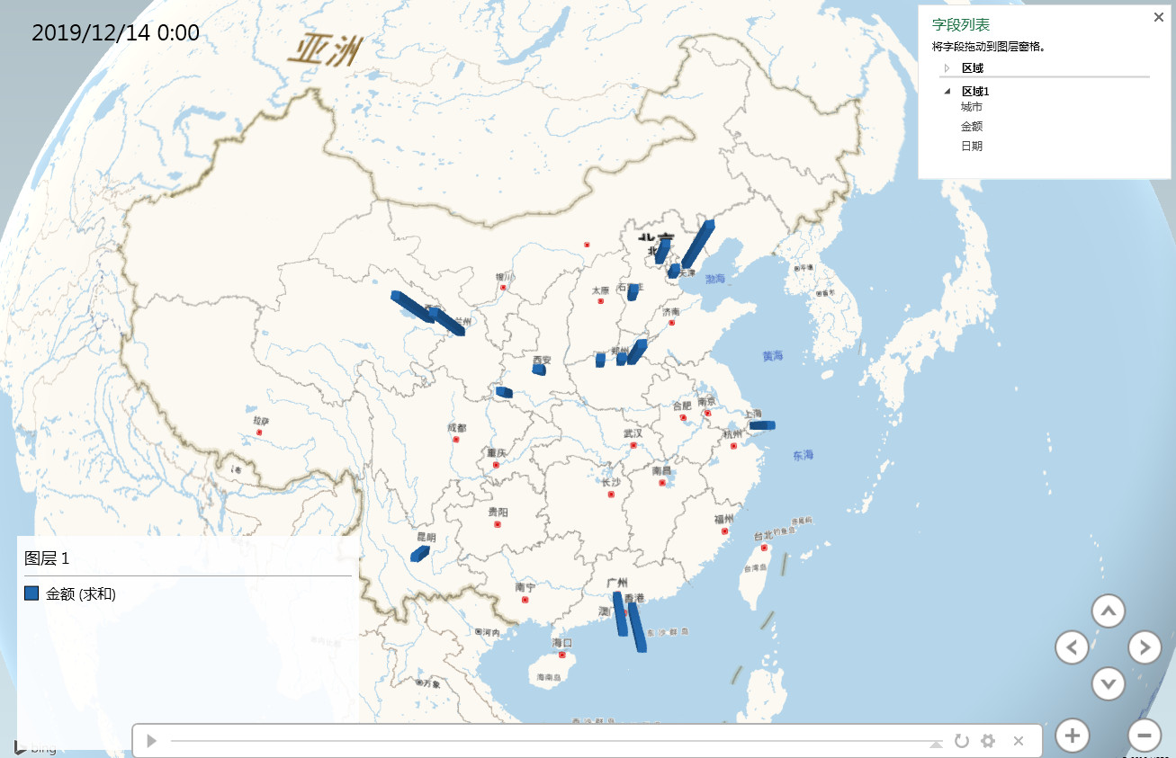 excel制作三维图表的教程步骤图,如何利用excel制作三维地图