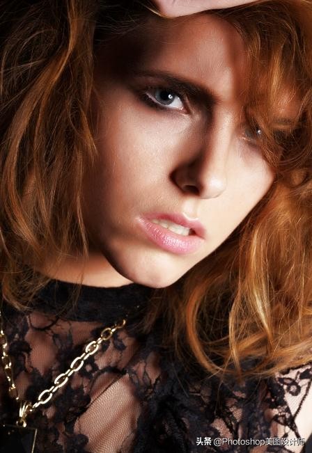 ps胖子人像磨皮美白,ps模特白底修图