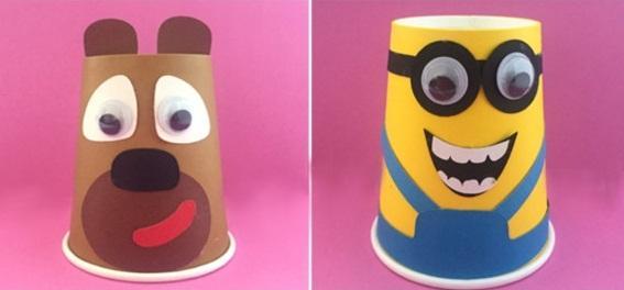 纸杯手工制作简单一次性纸杯,纸杯可以做什么手工小型纸杯