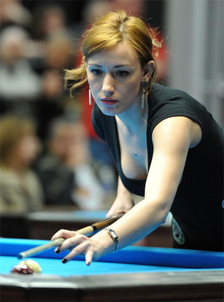 6大最美的女神级台球选手,颜值最高的台球运动员