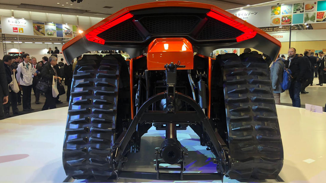 自动驾驶纯电动拖拉机：久保田X