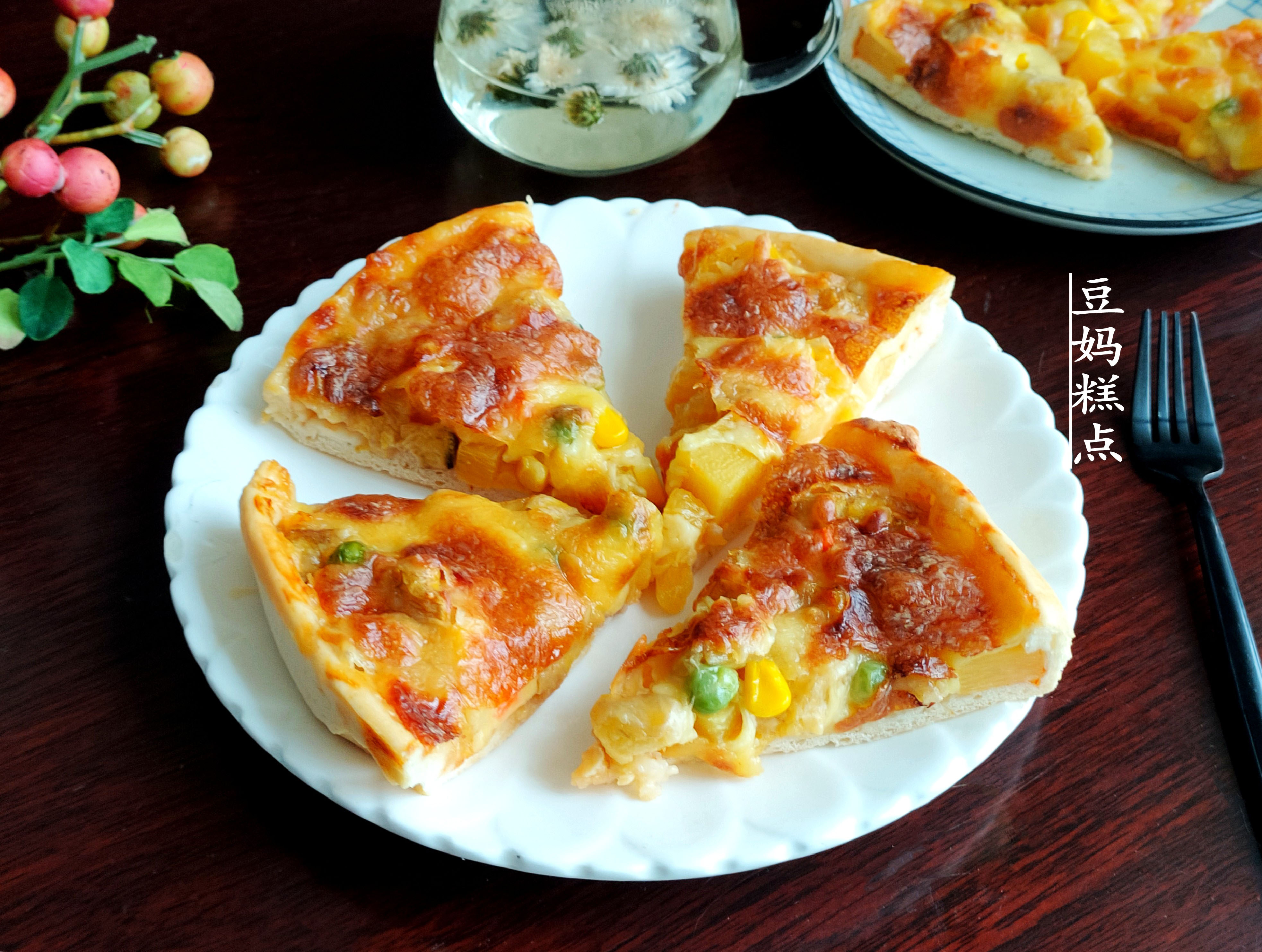 水果披萨怎么做好吃又简单视频,空气炸锅做水果披萨的家常做法