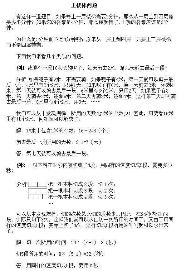 奥数1-6年级经典,奥数经典题小学生