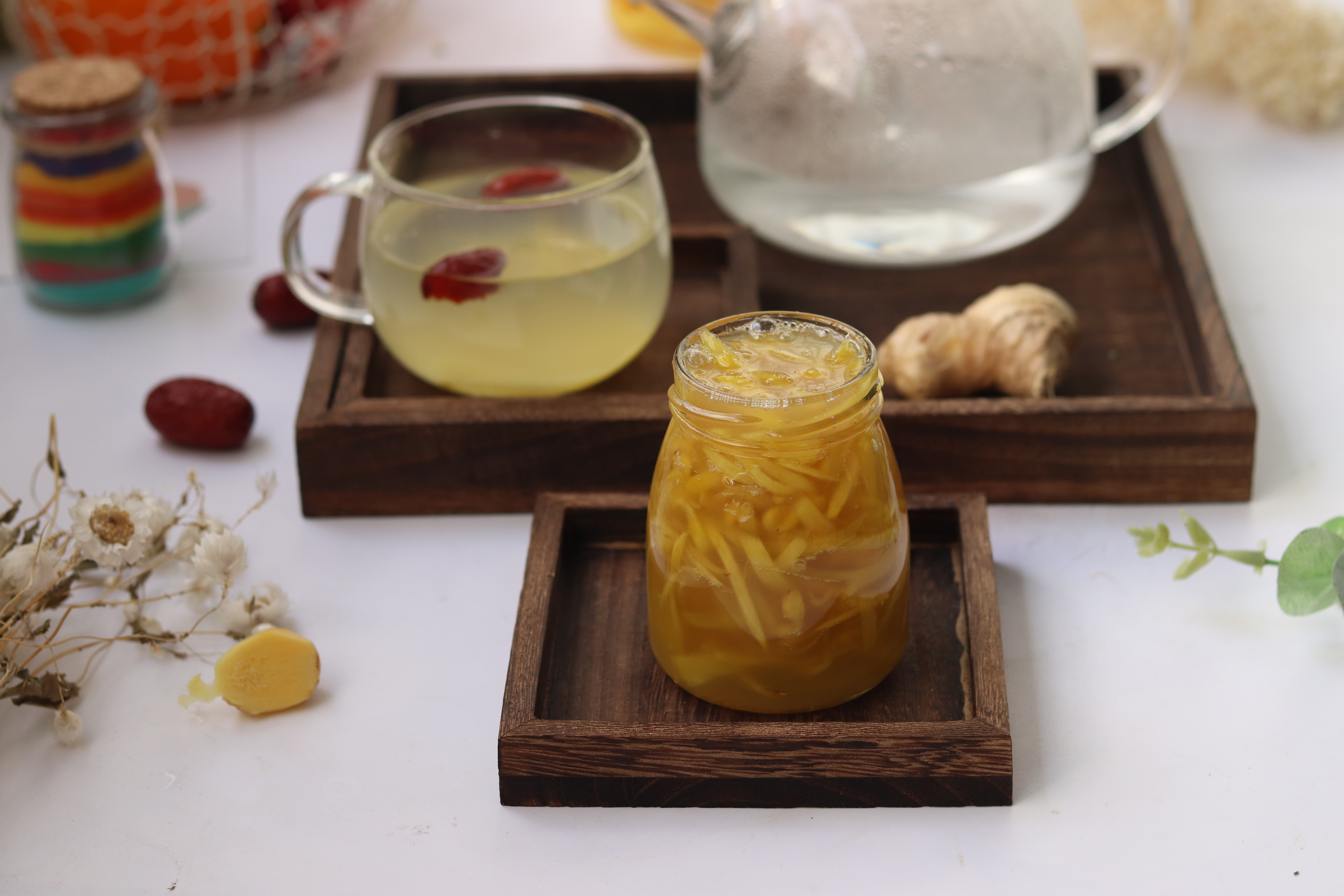 三伏天来杯姜糖茶赶走寒凉,适合夏天喝的防暑饮品红糖姜茶