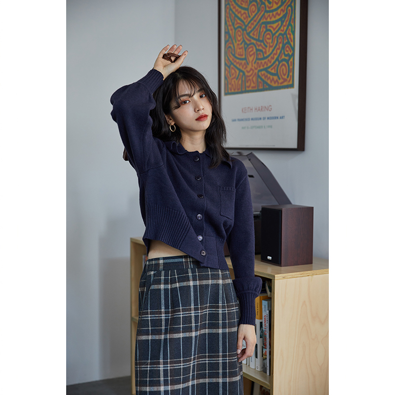 可爱慵懒毛衣穿搭,可爱慵懒毛衣中长