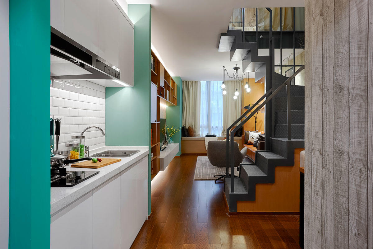 谁说公寓房不值得买,loft复式公寓适合一家三口住吗