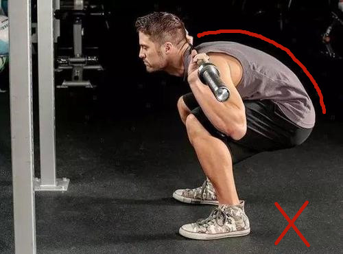 深蹲总是腰发力怎么办,深蹲总是弯腰怎么回事