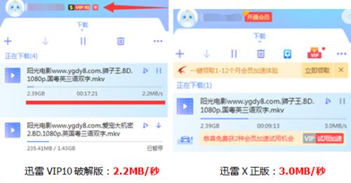 迅雷破解版?免费VIP、无限加速、共享账号,这些套路要注意