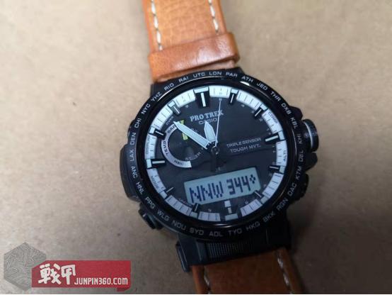 casio卡西欧户外登山运动表,卡西欧七年电力复古手表橙色测评