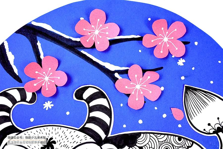 彩铅线描相结合儿童画,儿童画教程大全简单画动物