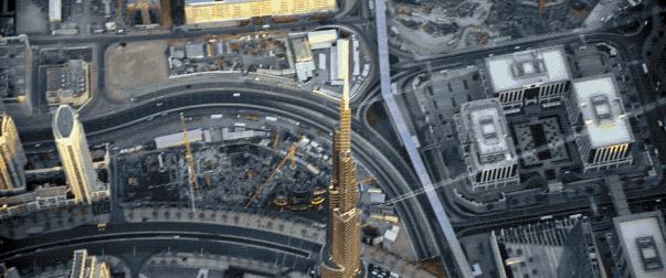 迪拜小飞机,迪拜黄色小飞机