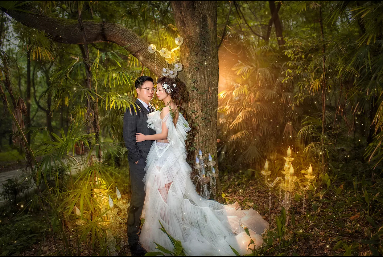 拍婚纱照一般几套衣服最好,在外景拍婚纱照选择什么颜色婚纱