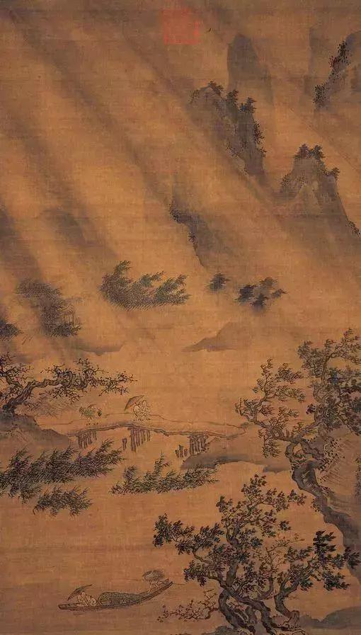 国画雨景图,国画怎么画雨景