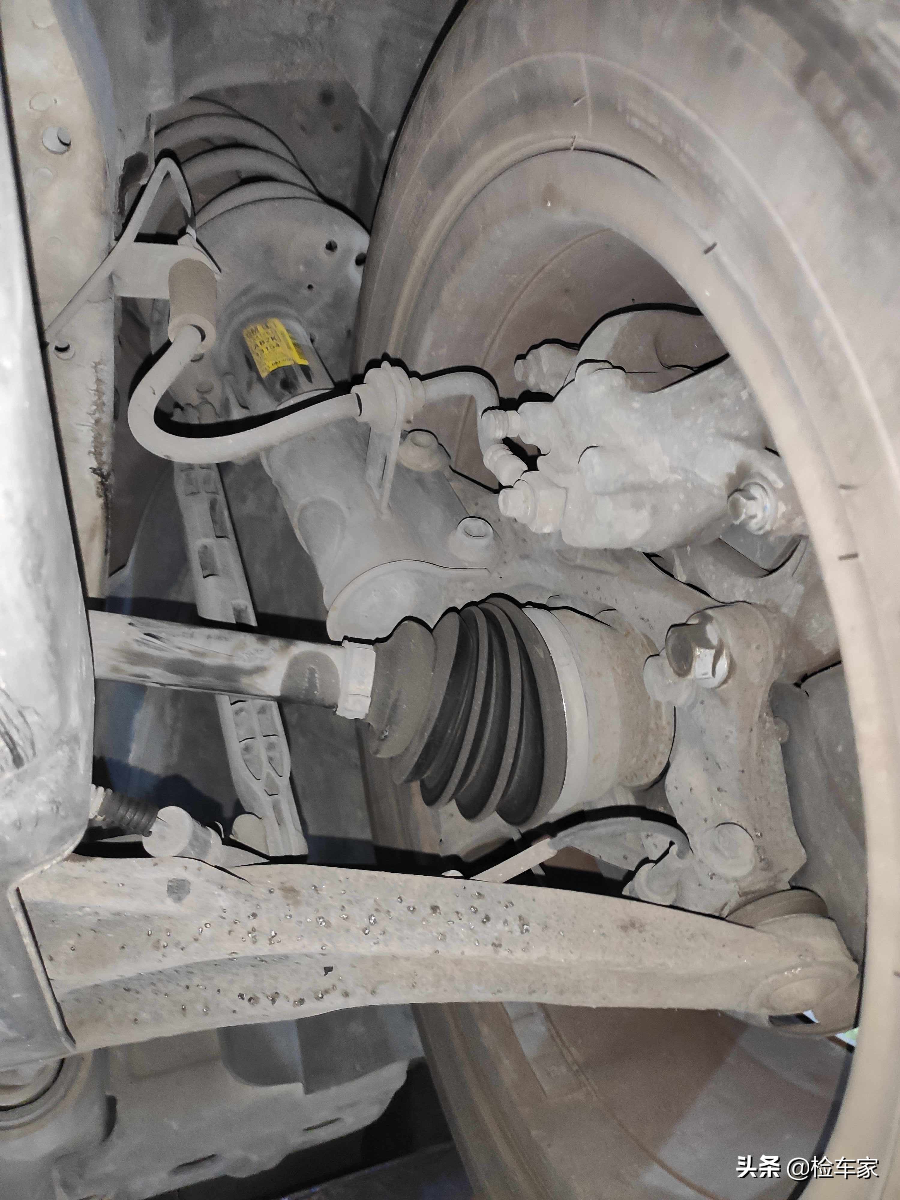 东北客户异地委托检测别克英朗，车尾焊接不敢买，客户：怕冻掉了