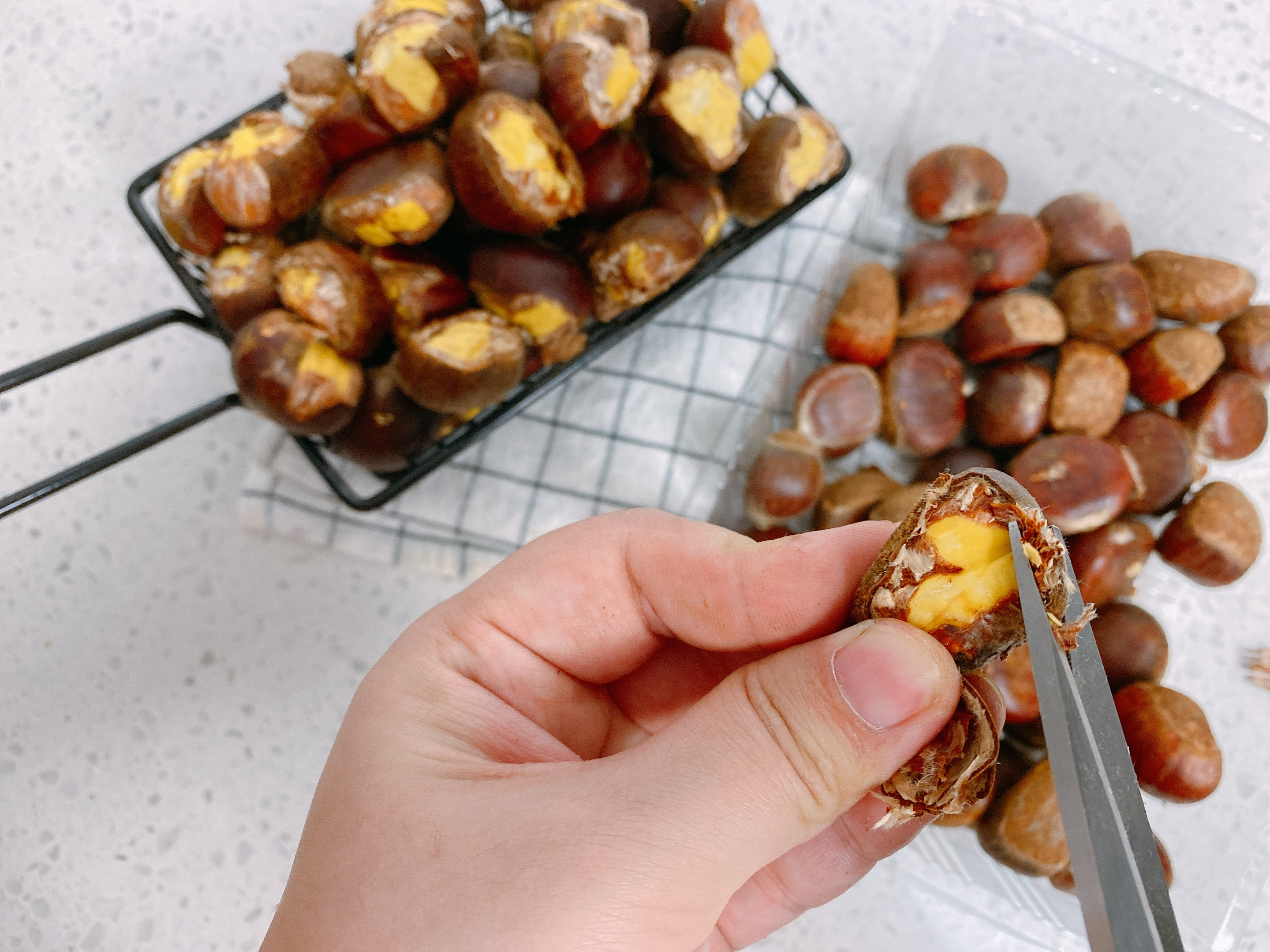 板栗怎么快速剥壳,板栗去壳的快速方法