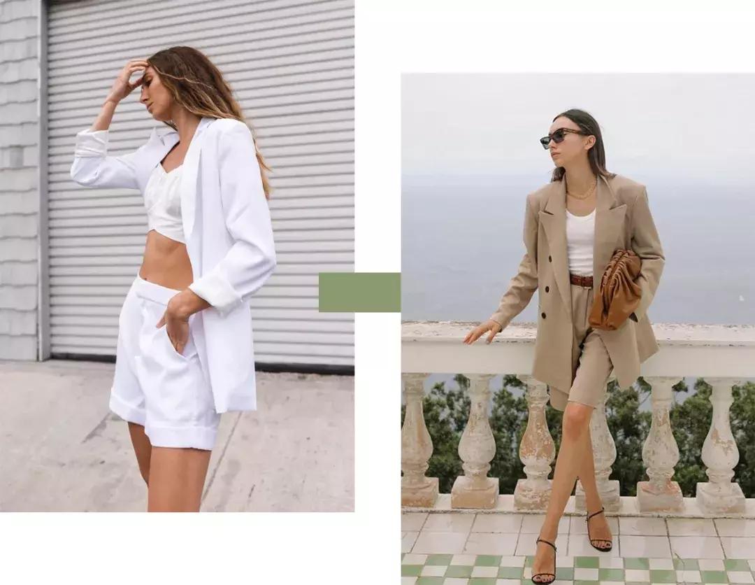 西装短裤夏季高级感,西装短裤秋冬款时尚