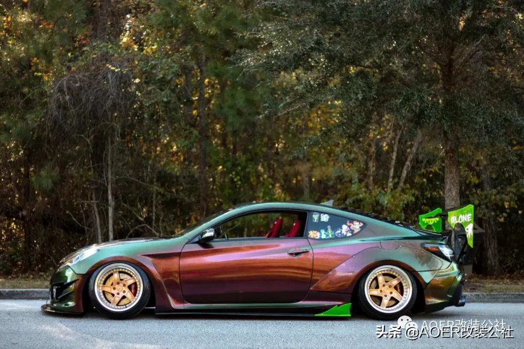 现代劳恩斯酷派2.0t爆改,现代劳恩斯酷派改装图片大全