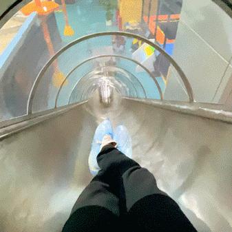 蹦床公园90米魔鬼滑梯,翼动蹦床公园滑梯