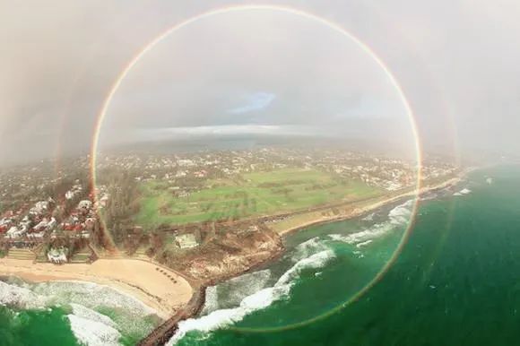 北京雨后彩虹出现频繁的原因,北京雨后出现罕见双彩虹