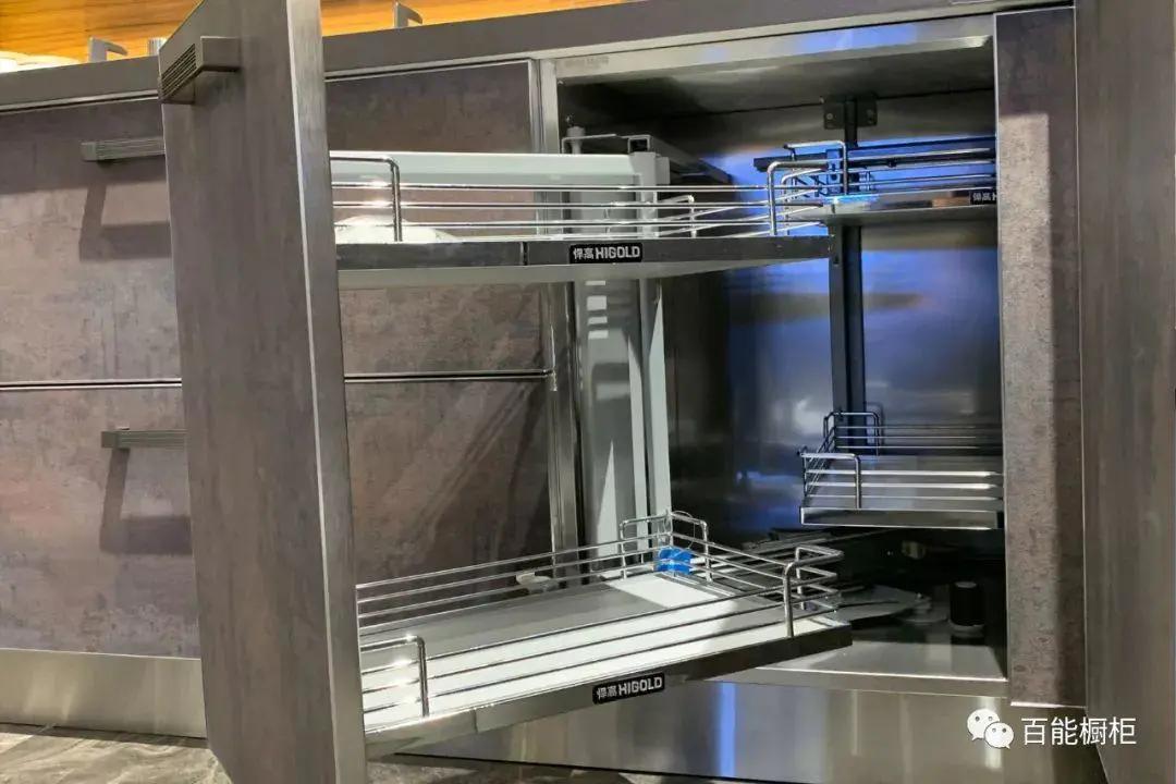 全屋定制百能不锈钢橱柜,全套不锈钢高端橱柜设计