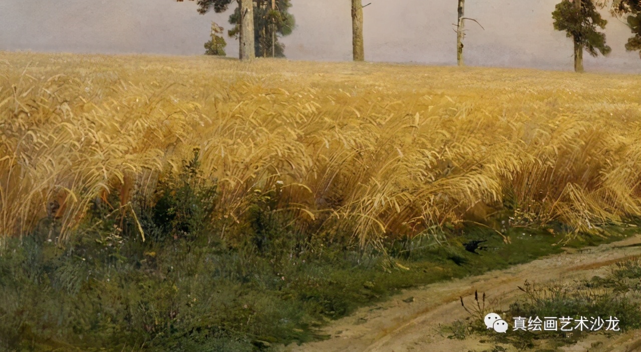 俄罗斯风景画家希施金高清大图,希施金著名风景油画介绍