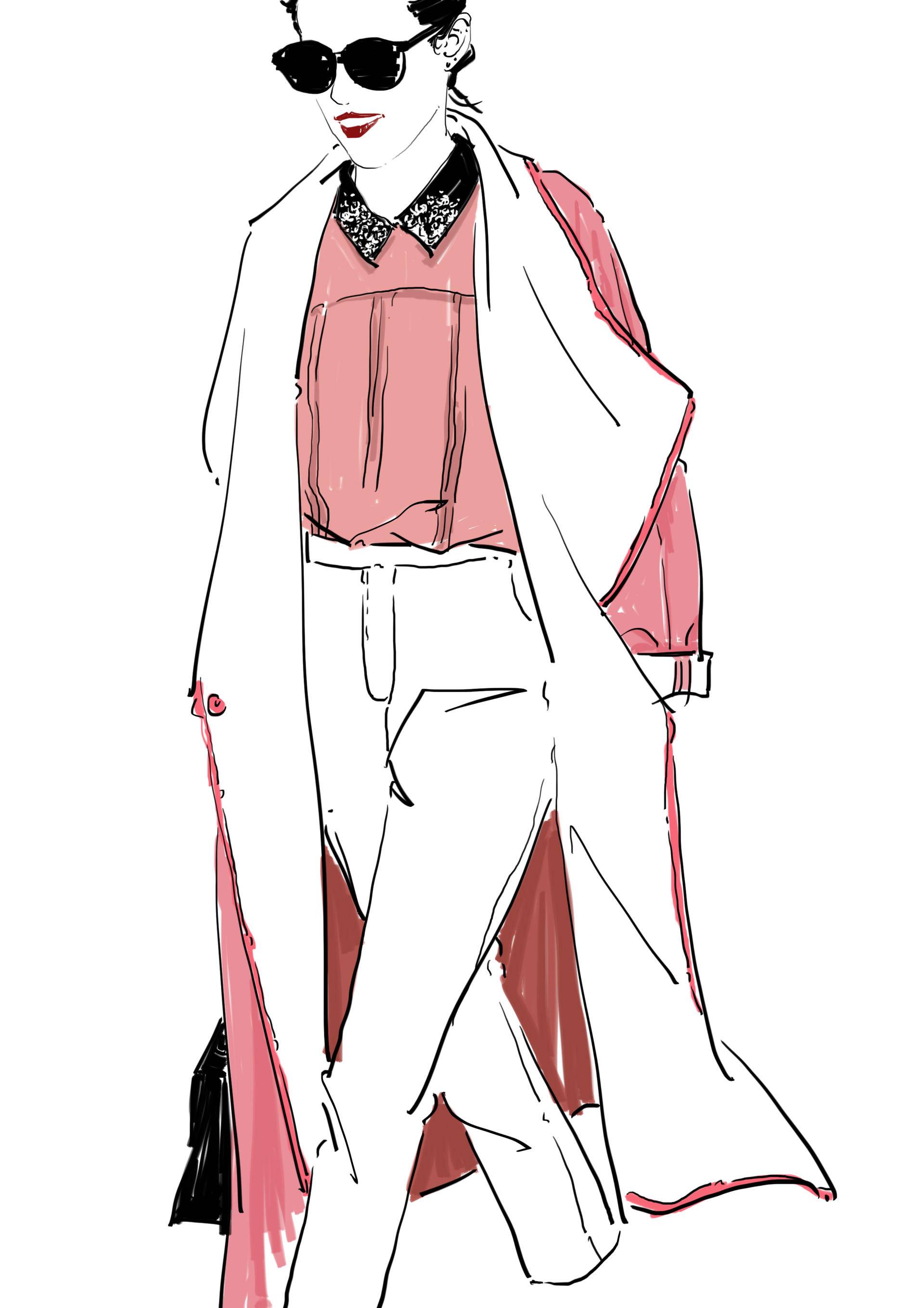 你看看现在的时尚icon,谁秋冬还在穿驼色?千娇百媚的粉才是首选