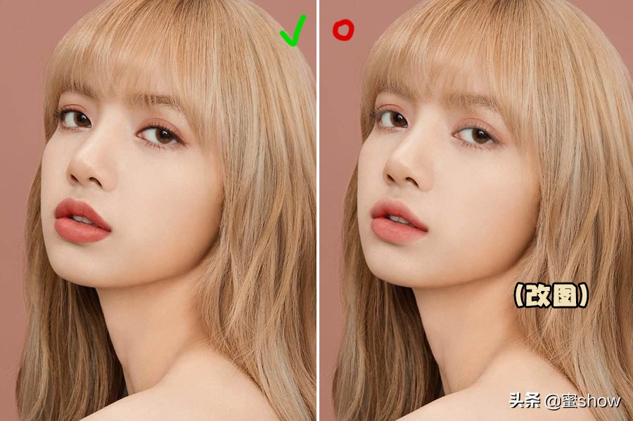 lisa自己画的欧美妆容,lisa的下眼线画法