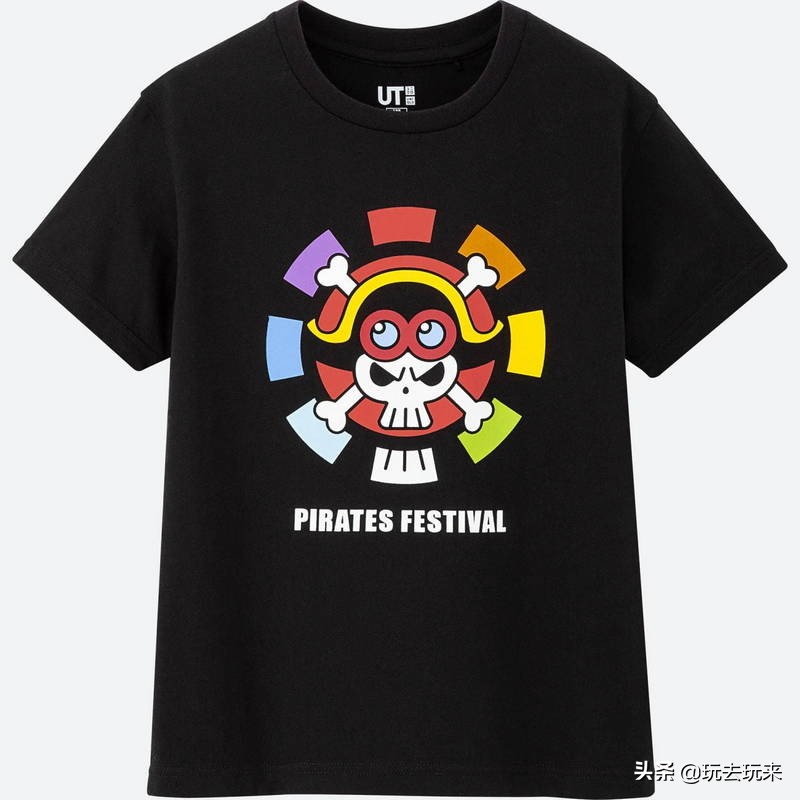 优衣库海贼王50周年短袖,优衣库海贼王联名2022搭配