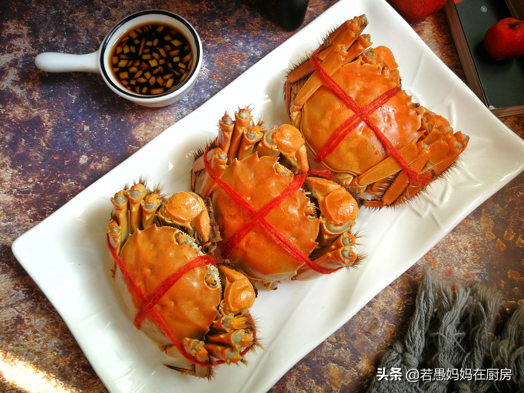 清蒸螃蟹的正确方法和吃法,清蒸螃蟹蟹块的正确方法
