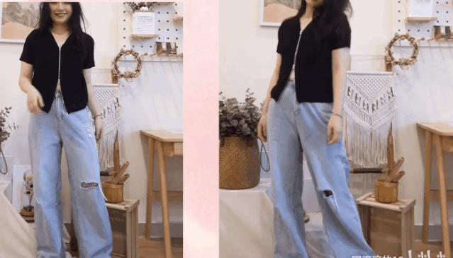 张大奕和雪梨小雏菊碎花裙,网红店铺张大奕