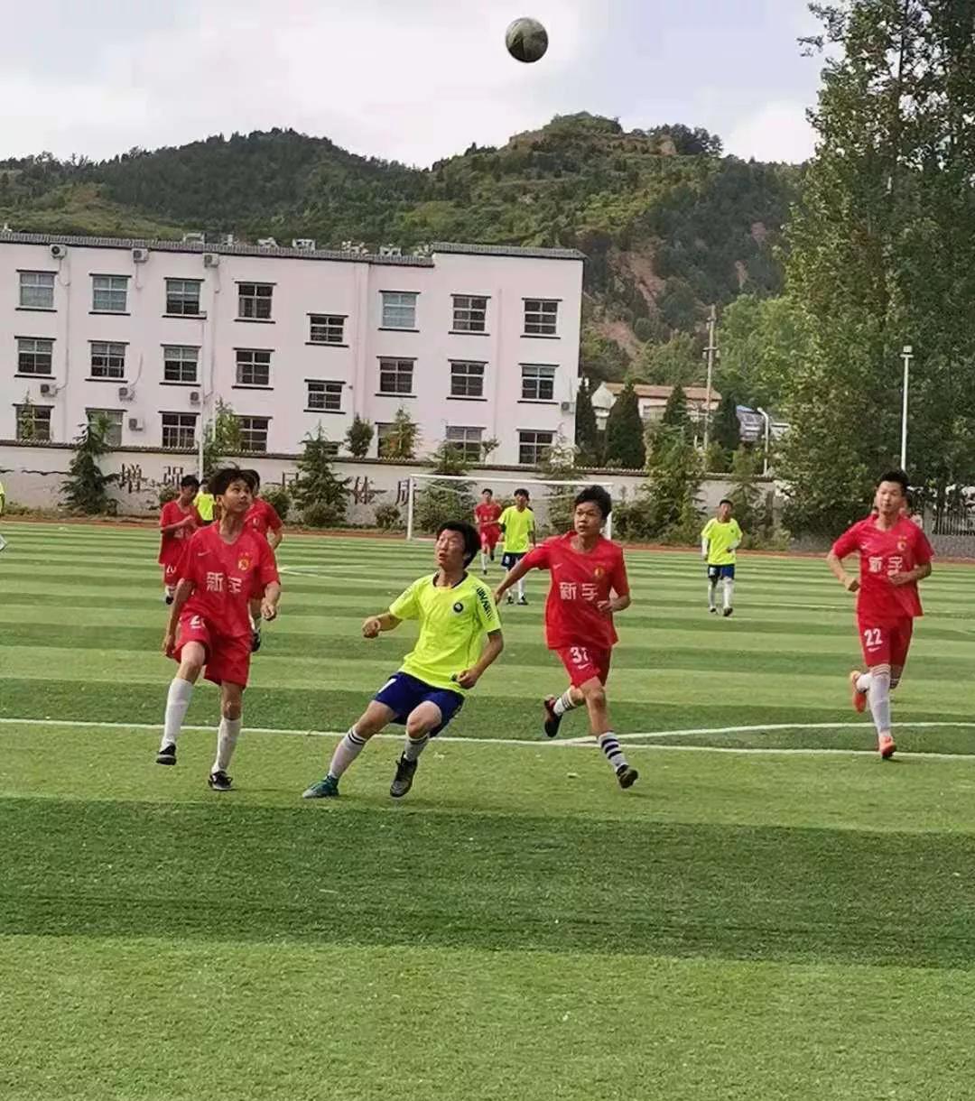 洛宁县罗岭乡初级中学足球比赛,足球联赛洛宁青少年