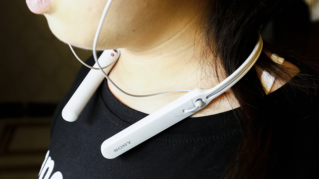 索尼颈挂式耳机wi-c200测评,索尼蓝牙耳机wi-c100评测