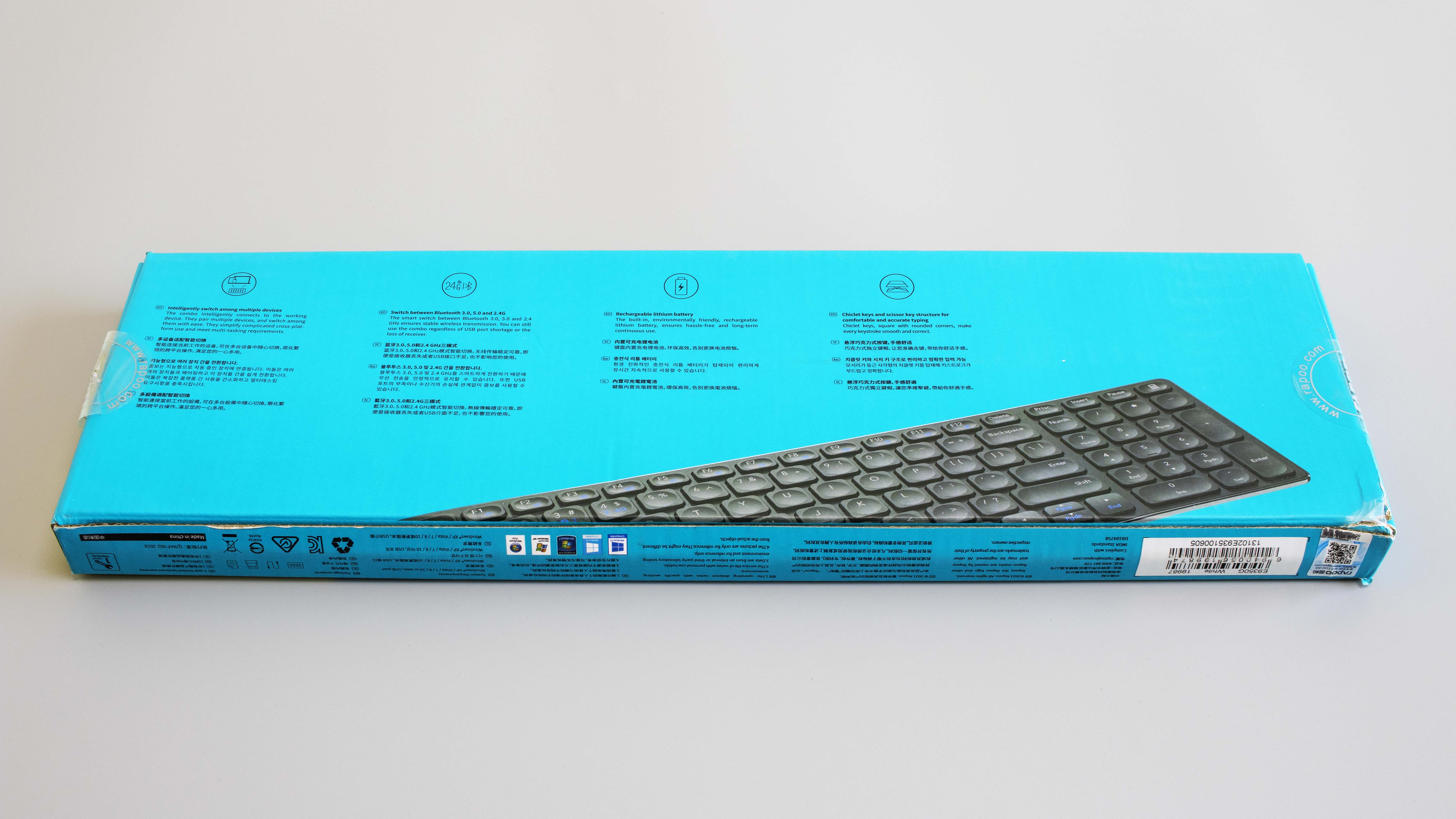 无线键盘推荐雷柏e9350g,雷柏键盘e9350g如何看充电完成