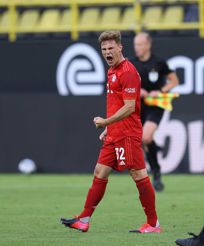 基米希神仙球吊射破门,基米希惊天倒钩救主