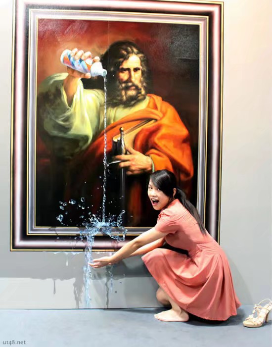 100幅经典画展,3d立体画超逼真大师