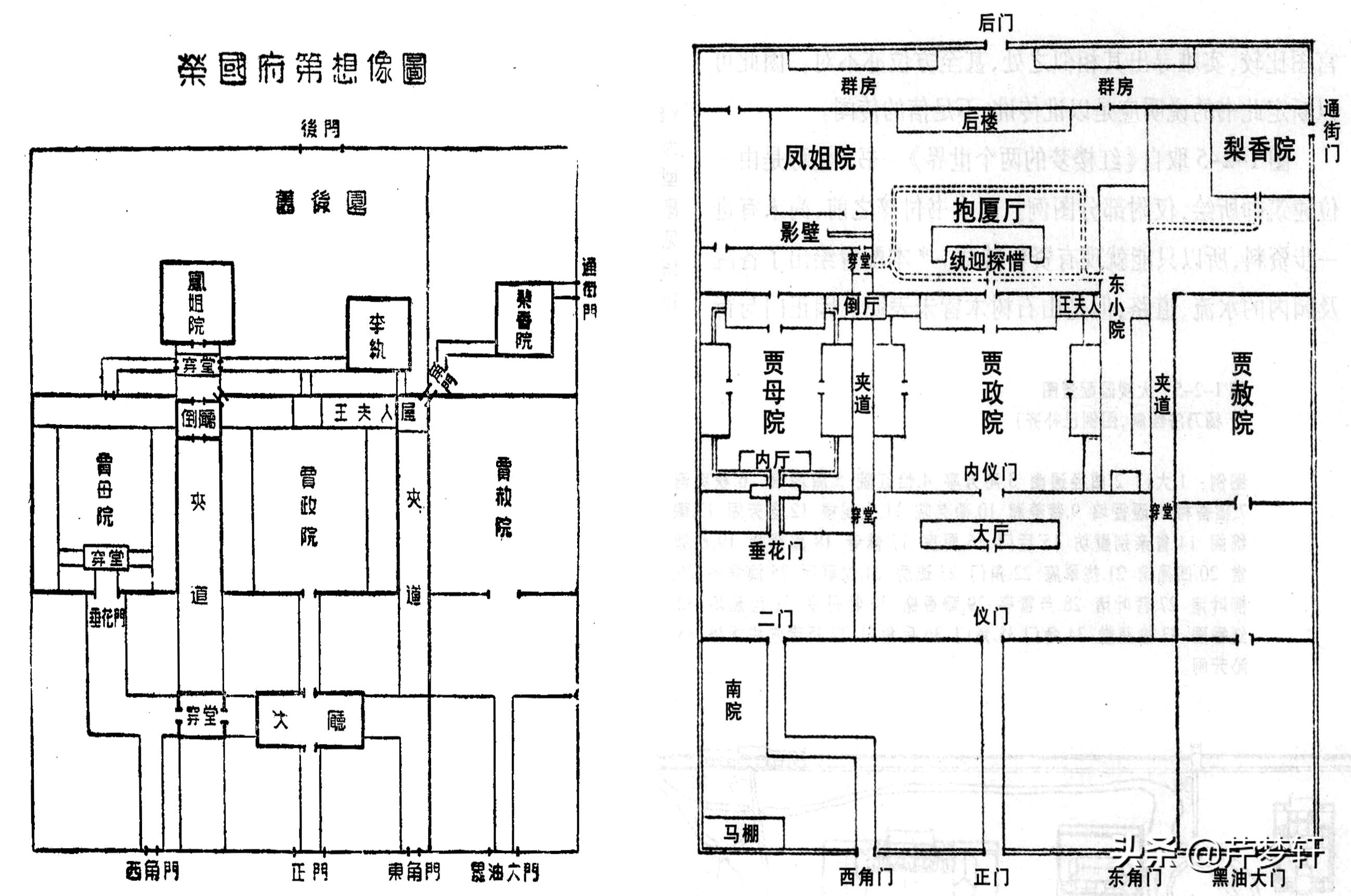 红楼梦荣国府大致结构,红楼梦论荣国府兴衰