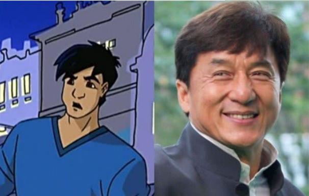 成龙历险记老爹与小玉换脸照片,成龙历险记真人版老爹打小玉图片