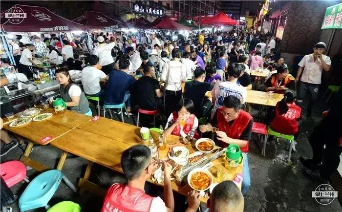 甘肃兰州正宁路夜市,甘肃兰州夜市