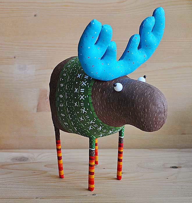 布艺小玩偶制作教程视频,格子布自制简单布艺小玩偶