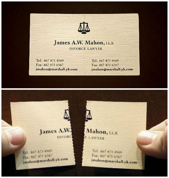 如何制作一张比较吸引人的名片,最有创意的名片