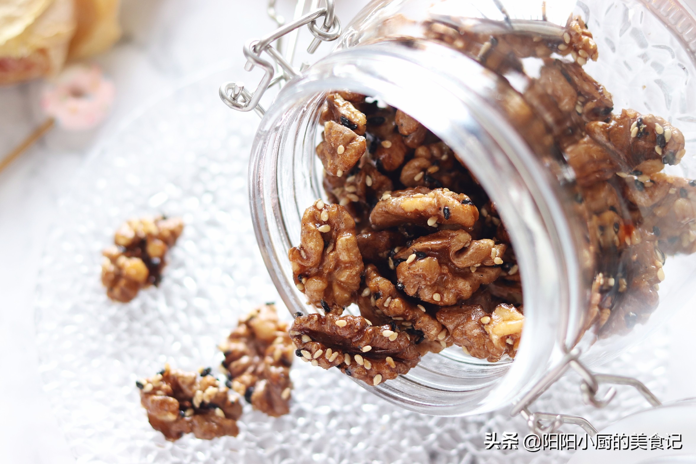 怎么做琥珀核桃酥脆不粘牙,空气炸锅做琥珀核桃怎么样不粘牙