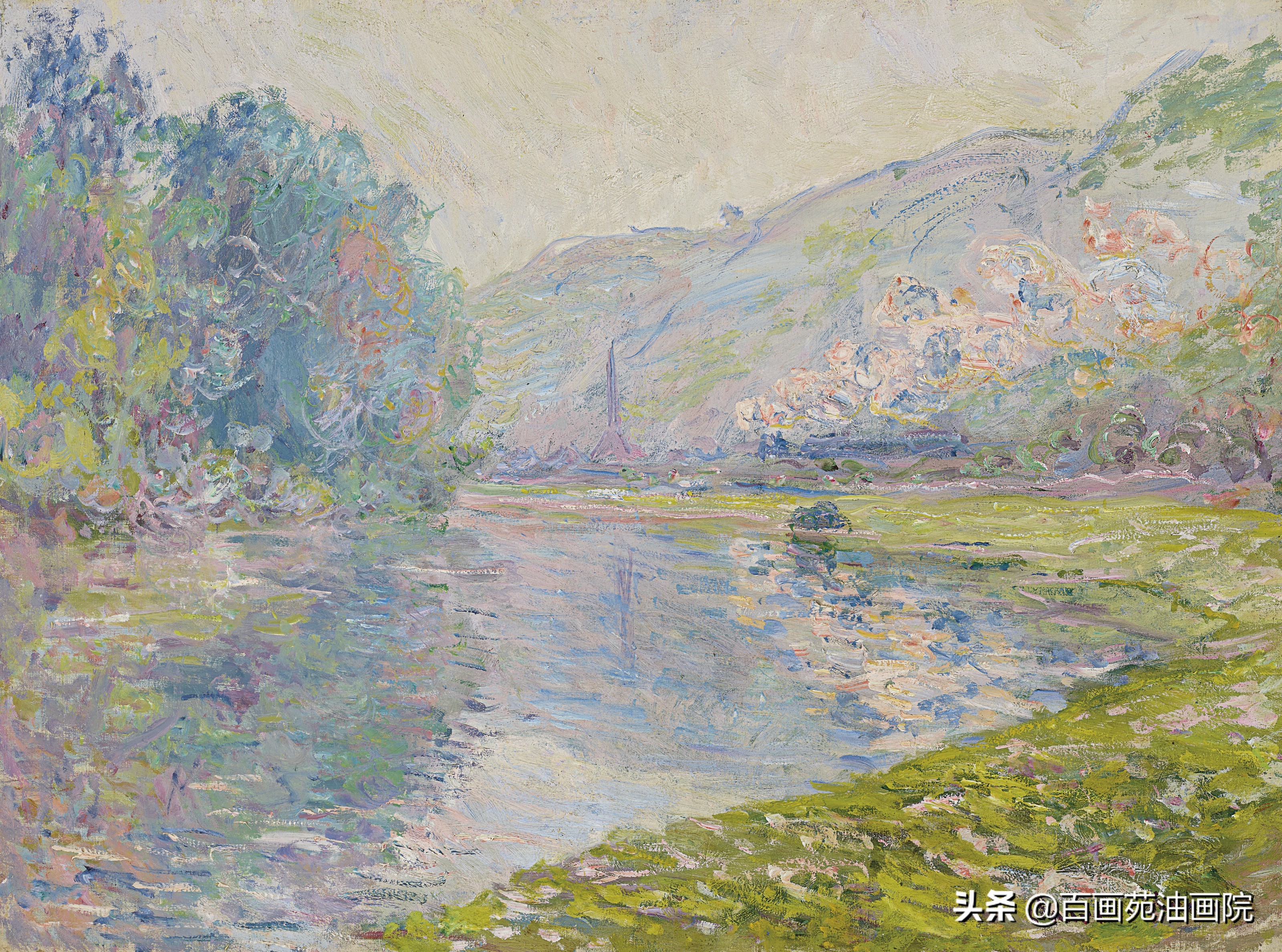莫奈系列油画作画失败,油画大师莫奈作品