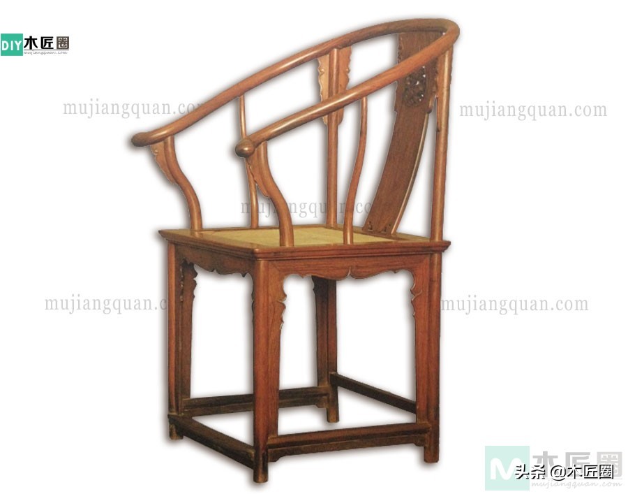 圈椅的圈榫卯是怎么制作的,明式圈椅的榫卯结构