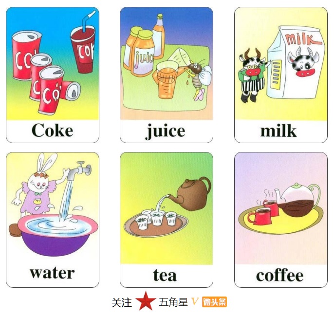 小学三年级英语单词识图卡,少儿英语看图片学单词工具篇