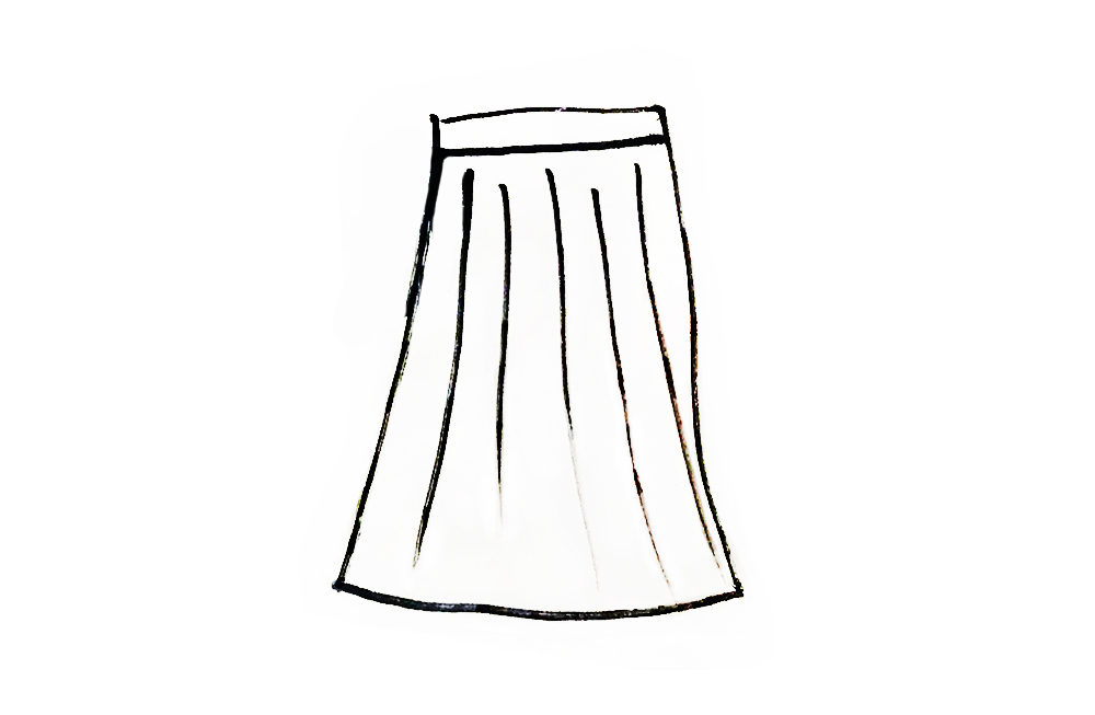 简笔画衣服教程幼儿园,衣服简单亲子简笔画