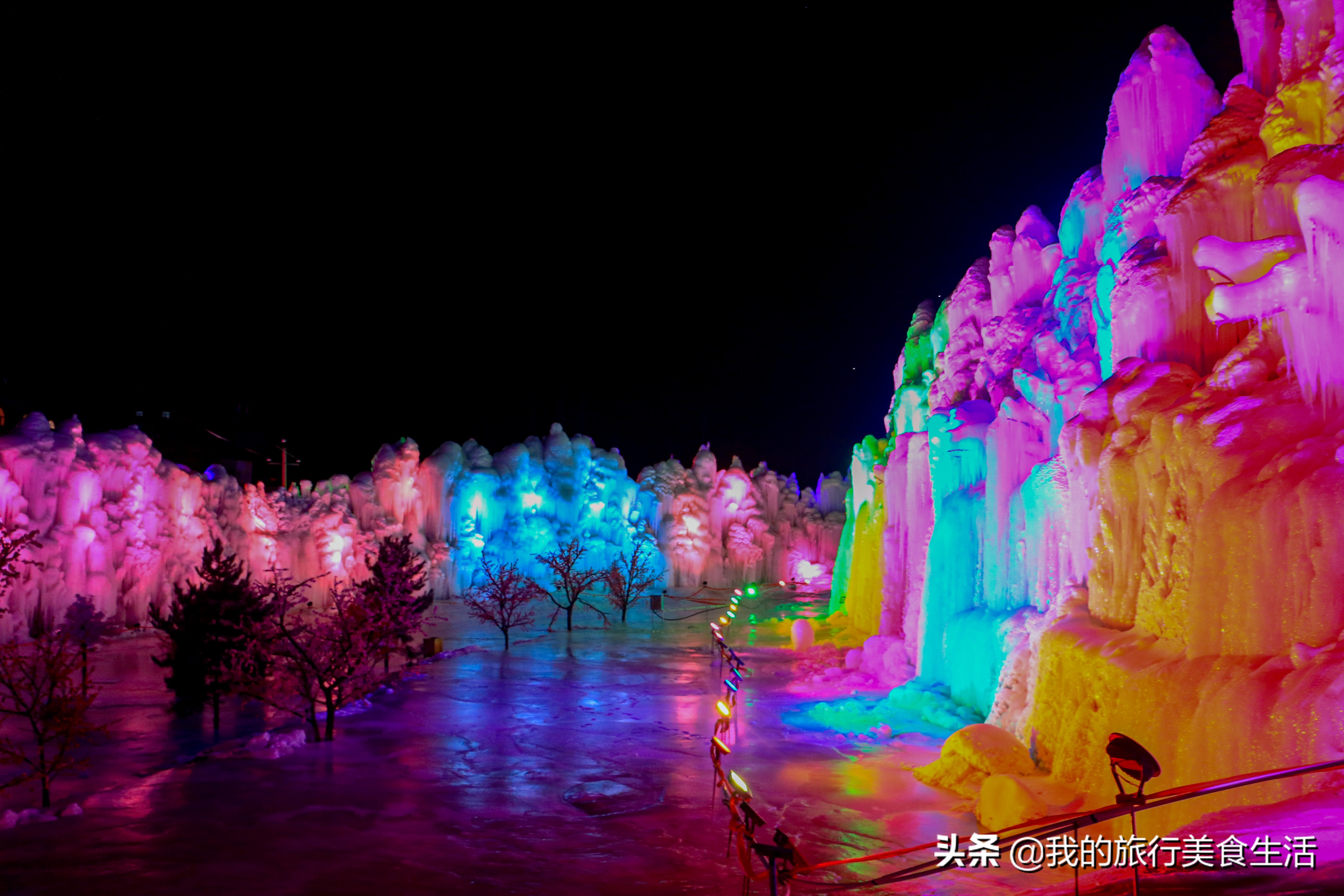 太原在哪看冰瀑布,太原冰川瀑布