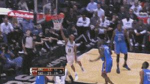 跟球星学射门,nba球星经典动作gif