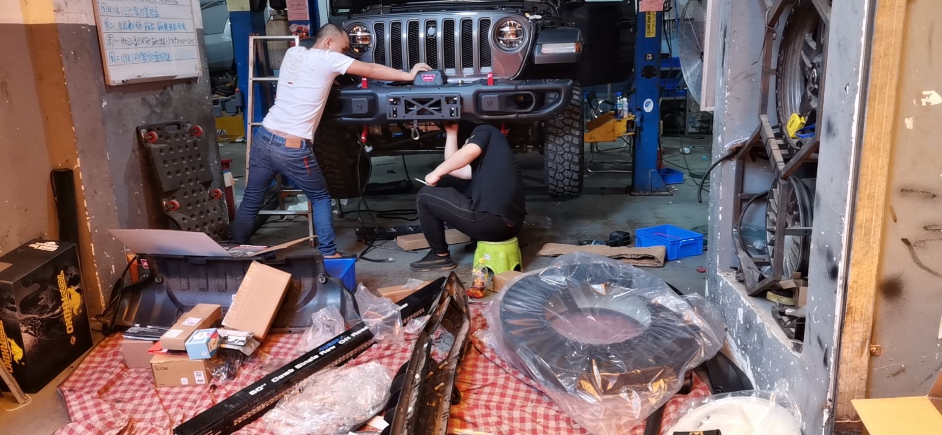 牧马人卢比肯轻度外观改装